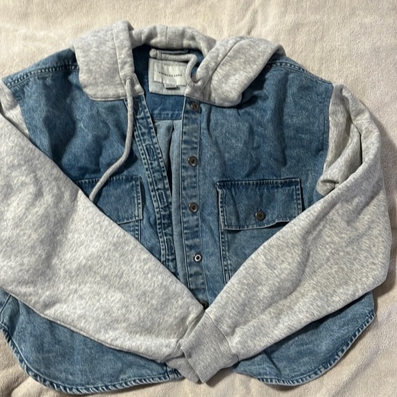 Mixed material American Eagle hoodie - Picture 1 of 1